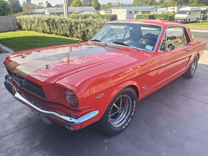 1964½ Ford Mustang available for scenic tours and wedding car hire
